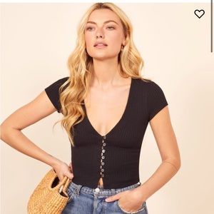 Reformation Nella Knit Top